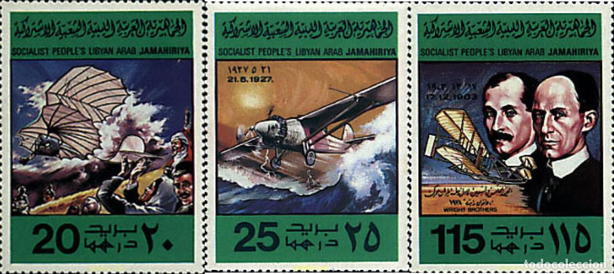Sellos: 620016 MNH LIBIA 1978 PIONEROS DE LA AVIACION