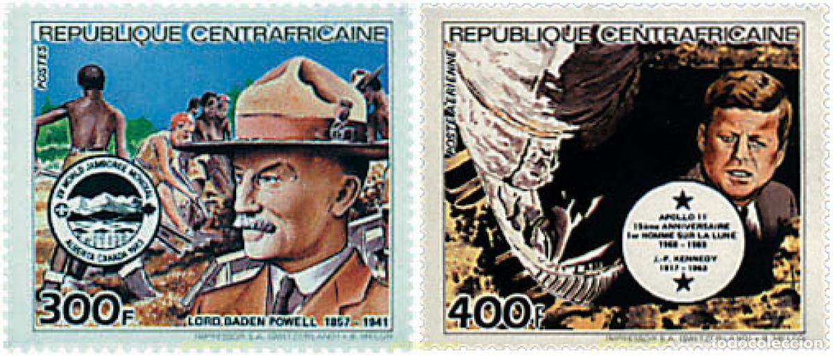 Sellos: 375635 MNH CENTROAFRICANA 1984 PERSONAJES CELEBRES