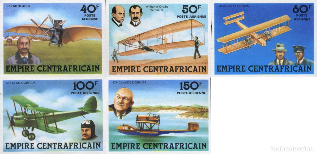 Sellos: 17008 MNH CENTROAFRICANA 1978 HISTORIA DE LA AVIACION