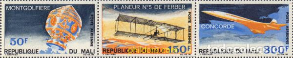 Sellos: 592971 MNH MALI 1969 PIONEROS DE LA AVIACION