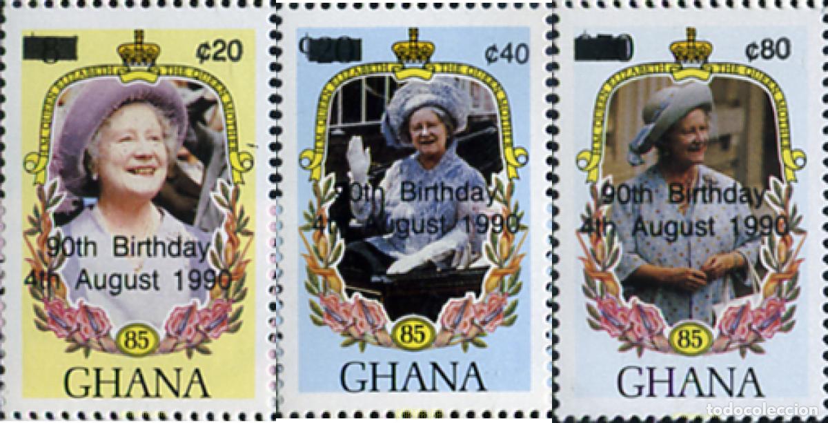 Sellos: 317540 MNH GHANA 1991 REINA MADRE