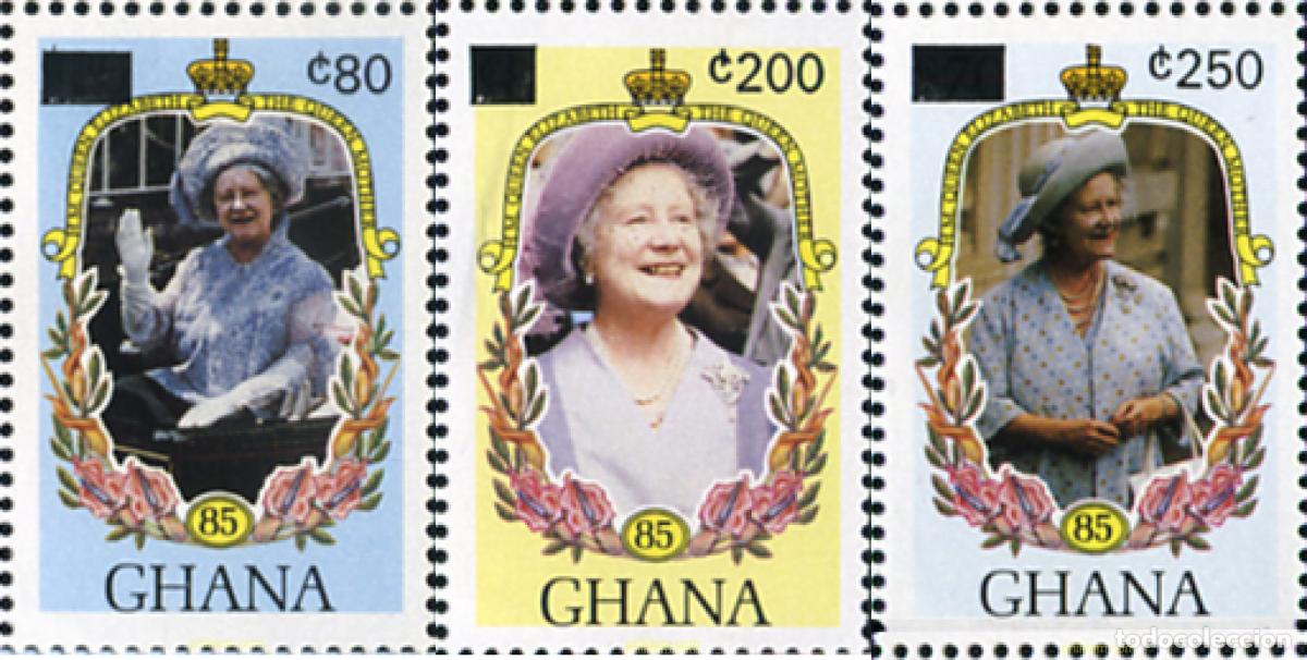Sellos: 317381 MNH GHANA 1989 REINA MADRE