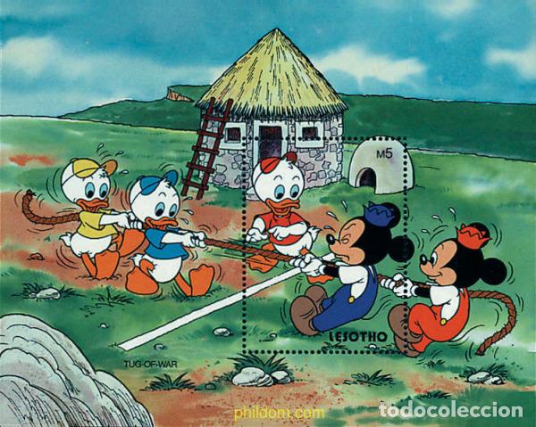 Sellos: 337943 MNH LESOTHO 1991 JUEGOS INFANTILES