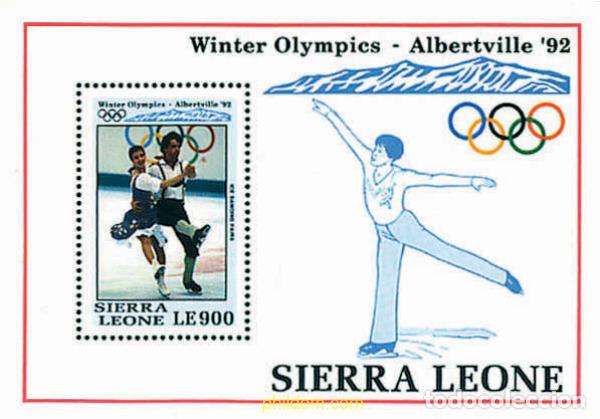 Sellos: 362142 MNH SIERRA LEONA 1992 25 JUEGOS OLIMPICOS VERANO BARCELONA 1992 - 16 JUEGOS OLIMPICOS INVIER