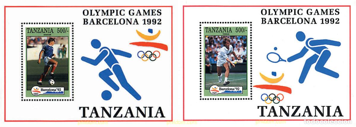 Sellos: 68551 MNH TANZANIA 1992 25 JUEGOS OLIMPICOS VERANO BARCELONA 1992