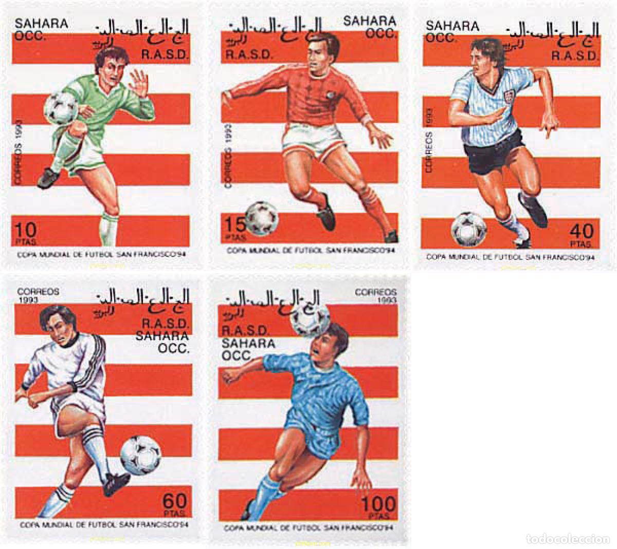 Briefmarken: 35680 MNH REPUBLICA ARABE SAHAURI DEMOCRATICA 1993 COPA DEL MUNDO DE FUTBOL. USA-94