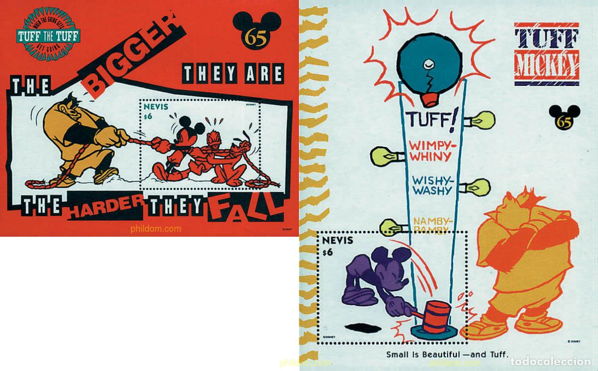 Sellos: 48230 MNH NEVIS 1994 ACTIVIDADES DE MICKEY Y MINNIE MOUSE
