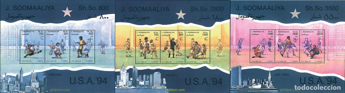 Sellos: 58185 MNH SOMALIA 1994 COPA DEL MUNDO DE FUTBOL. USA-94