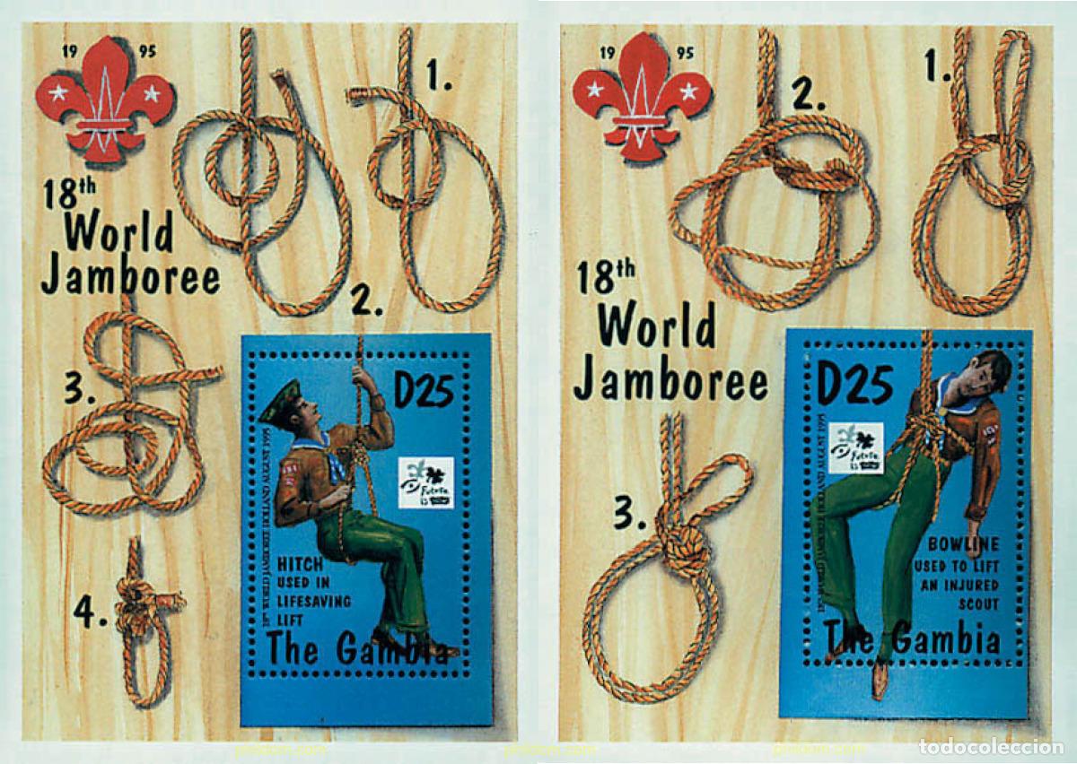 Sellos: 41070 MNH GAMBIA 1995 18 JAMBOREE MUNDIAL EN HOLANDA