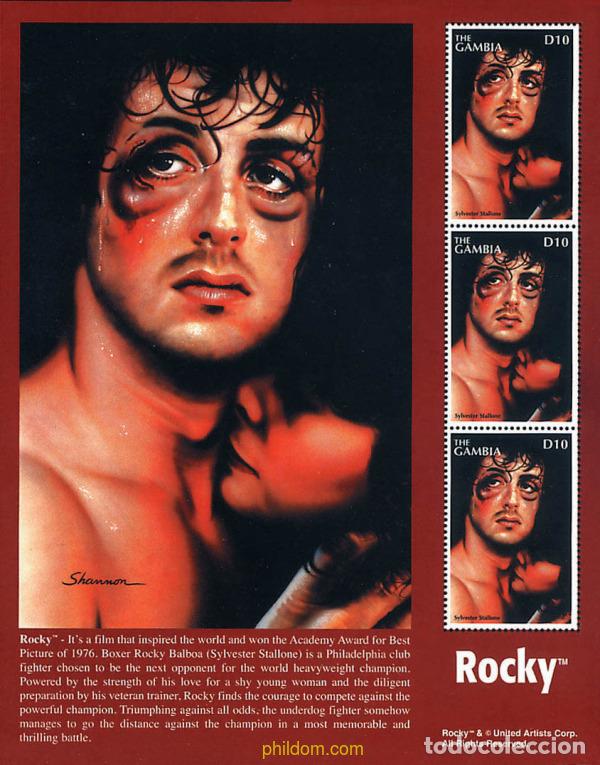 Sellos: 105136 MNH GAMBIA 1996 ROCKY. Sylvester Stallone