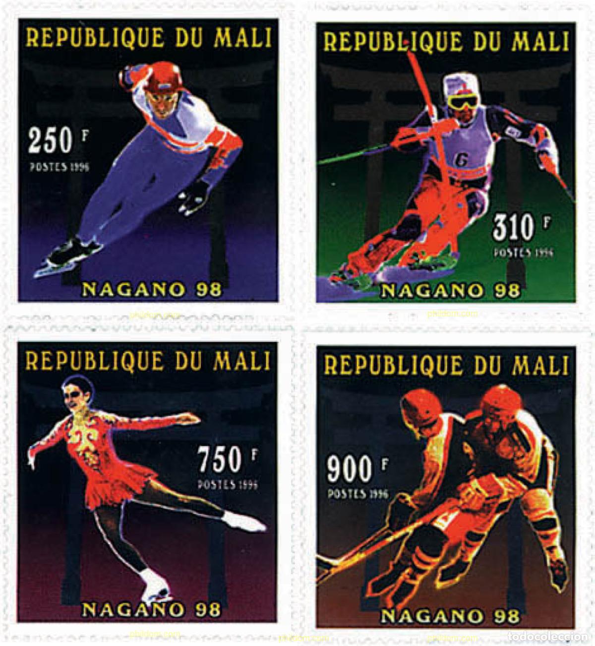 Sellos: 95461 MNH MALI 1997 18 JUEGOS OLIMPICOS DE INVIERNO NAGANO 1998