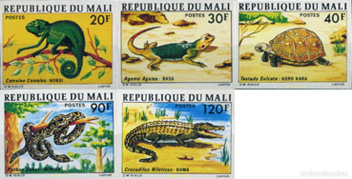 Selos: 192628 MNH MALI 1976 REPTILES