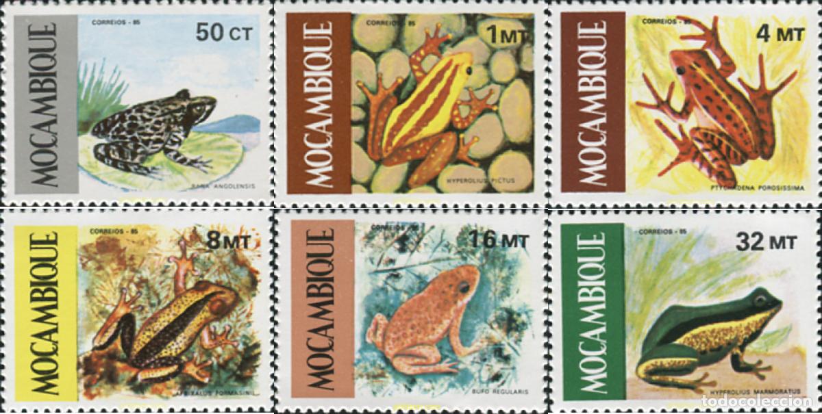 Sellos: 31278 MNH MOZAMBIQUE 1985 ANFIBIOS