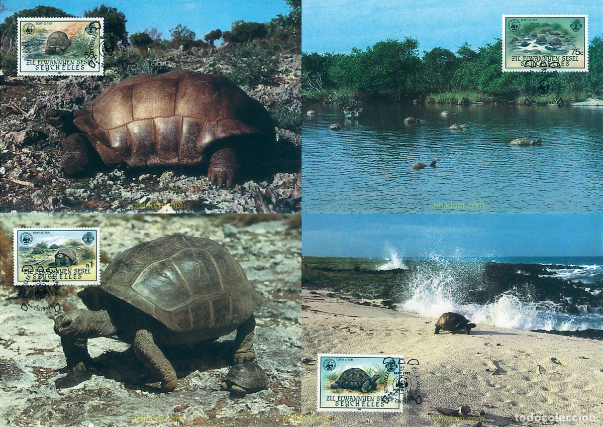 Sellos: 7315 MNH SEYCHELLES. Zil Elwannyen Sesel 1985 TORTUGA DE ALDABRA