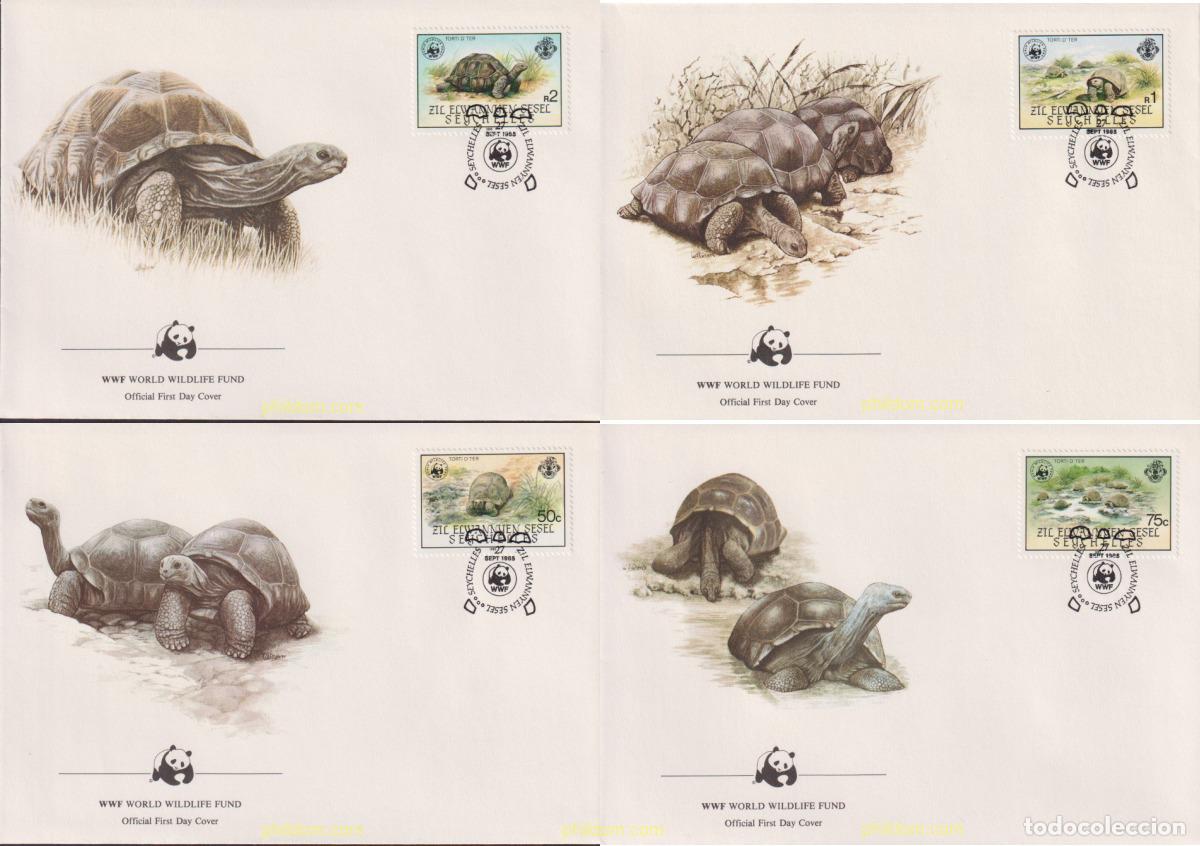 Sellos: 23100 MNH SEYCHELLES. Zil Elwannyen Sesel 1985 TORTUGA DE ALDABRA