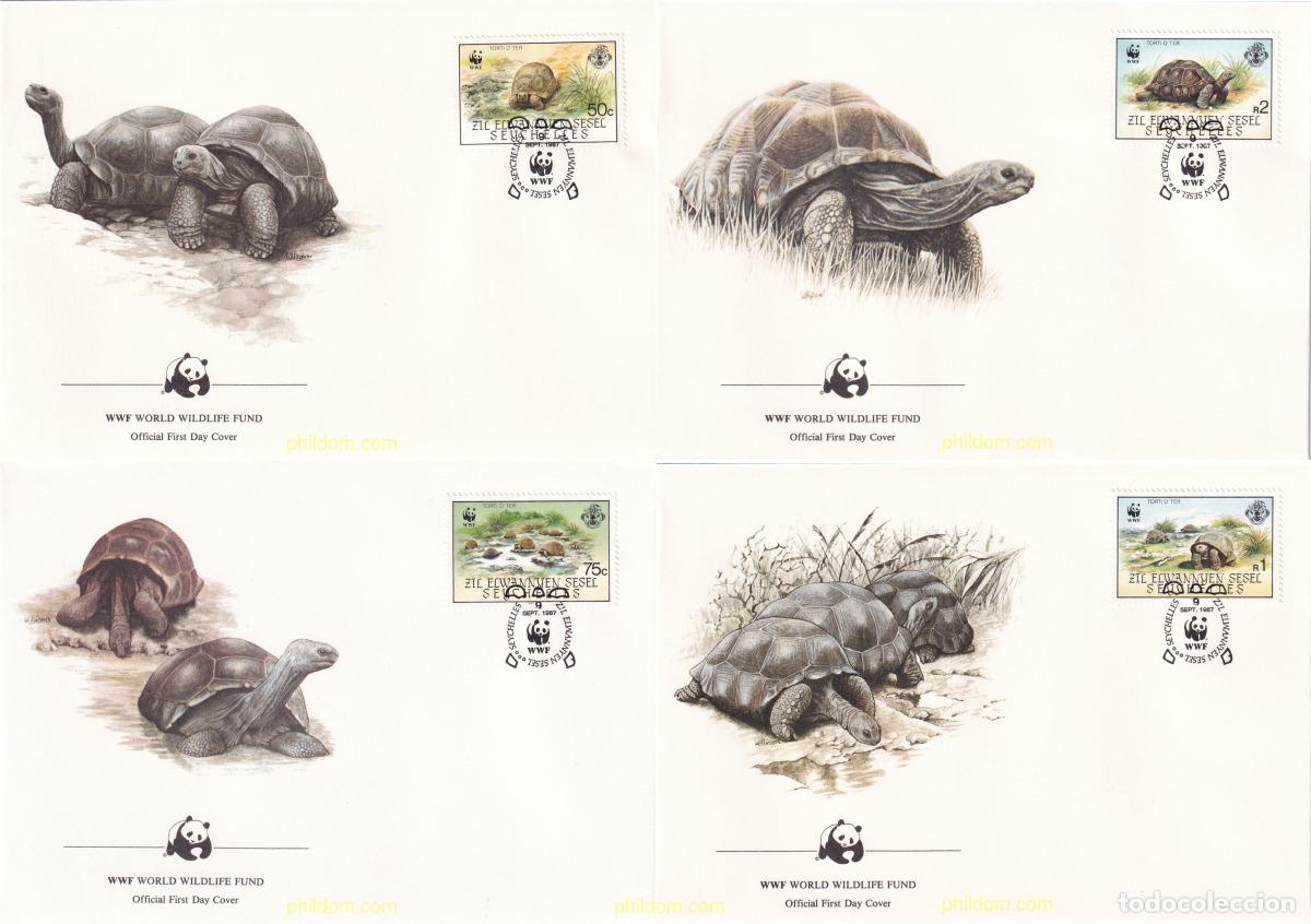 Sellos: 23113 MNH SEYCHELLES. Zil Elwannyen Sesel 1987 TORTUGA DE ALDABRA