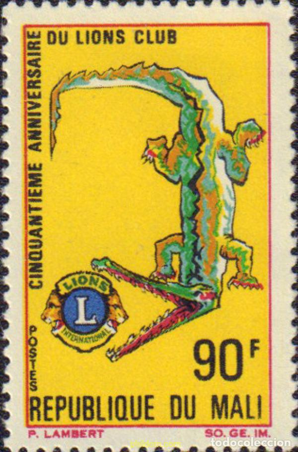 Sellos: 76561 MNH MALI 1967 CENTENARIO DE LIONS INTERNACIONAL