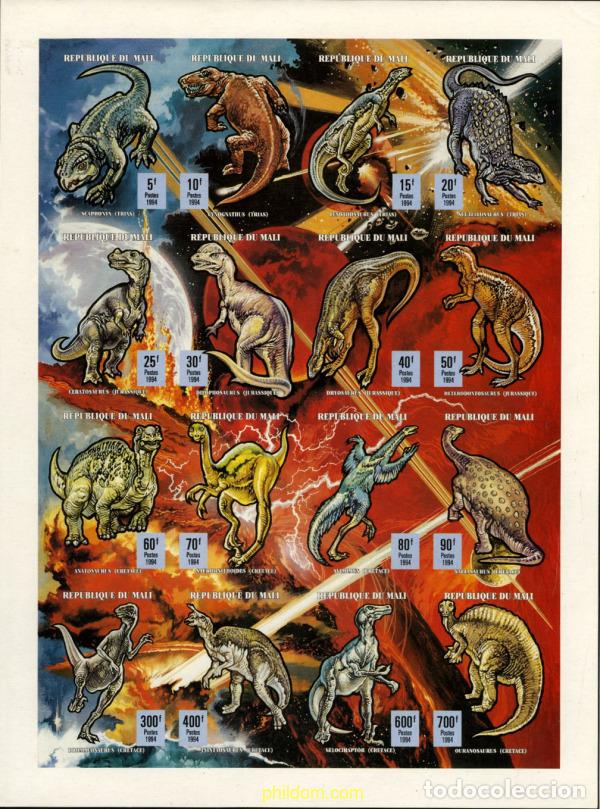 Francobolli: 13104 MNH MALI 1994 FAUNA PREHISTORICA