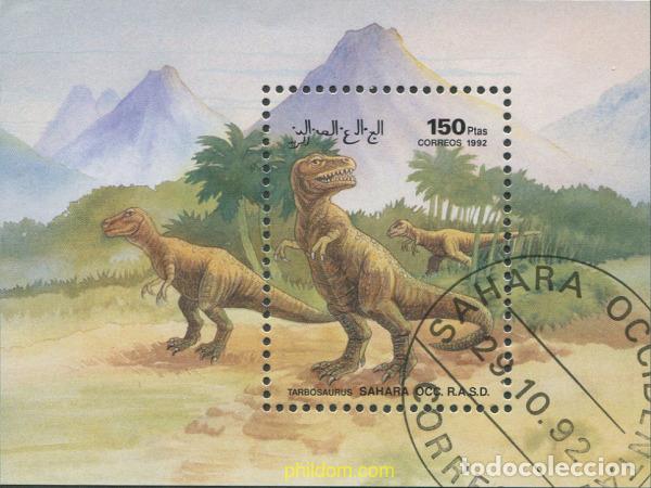 Sellos: 678847 USED REPUBLICA ARABE SAHAURI DEMOCRATICA 1992 FAUNA PREHISTORICA