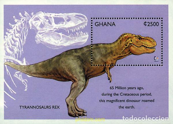 Sellos: 211252 MNH GHANA 1995 FAUNA PREHISTORICA