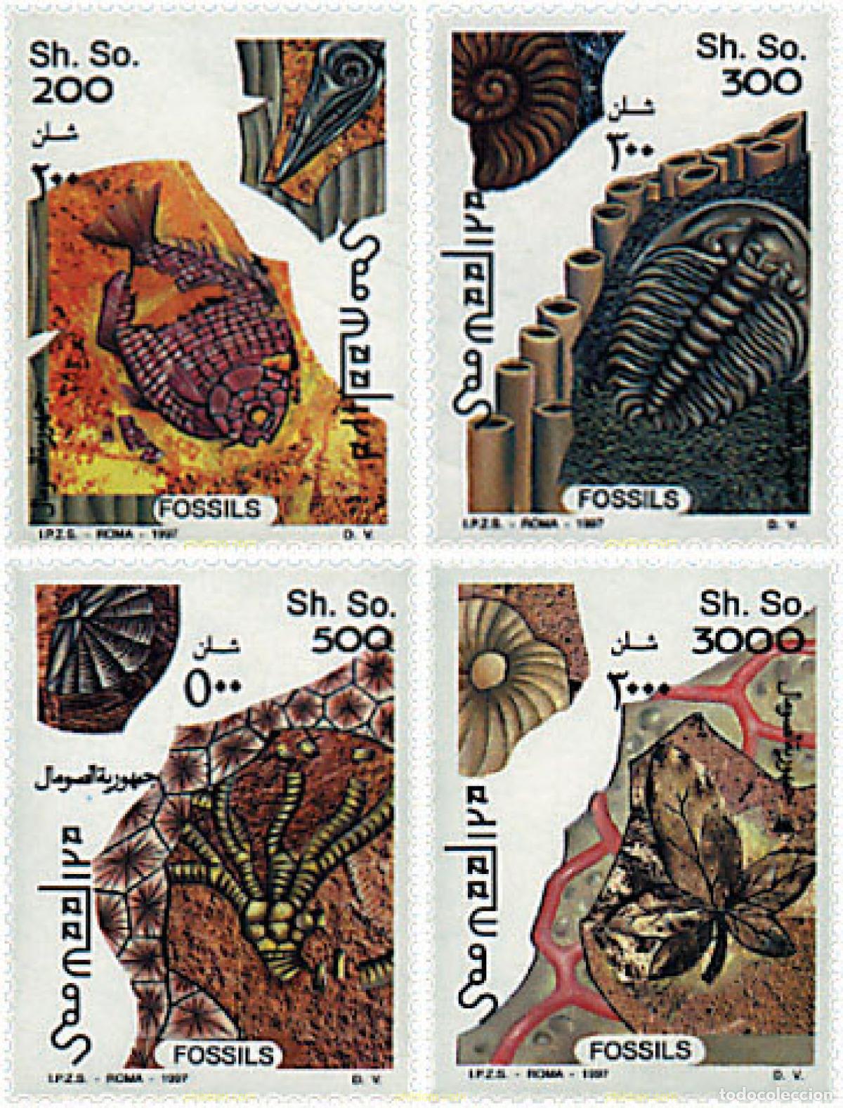 Sellos: 76602 MNH SOMALIA 1997 FOSILES