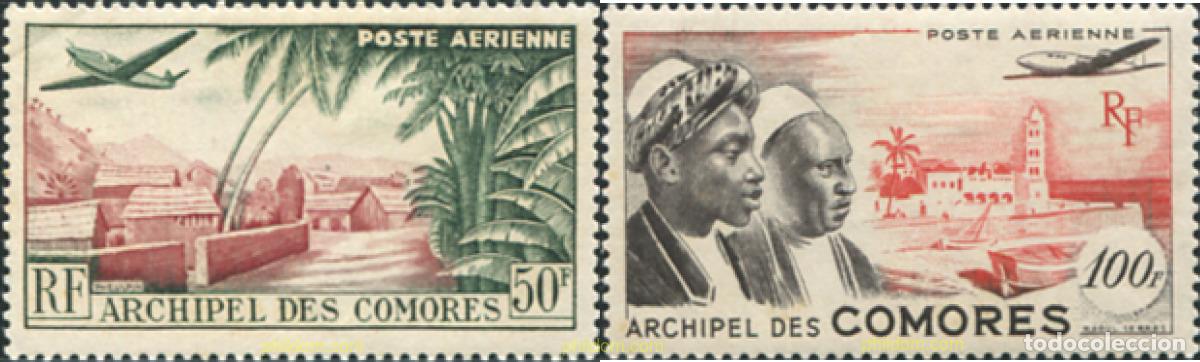 Sellos: 608761 MNH COMORES 1950 MOTIVOS VARIOS