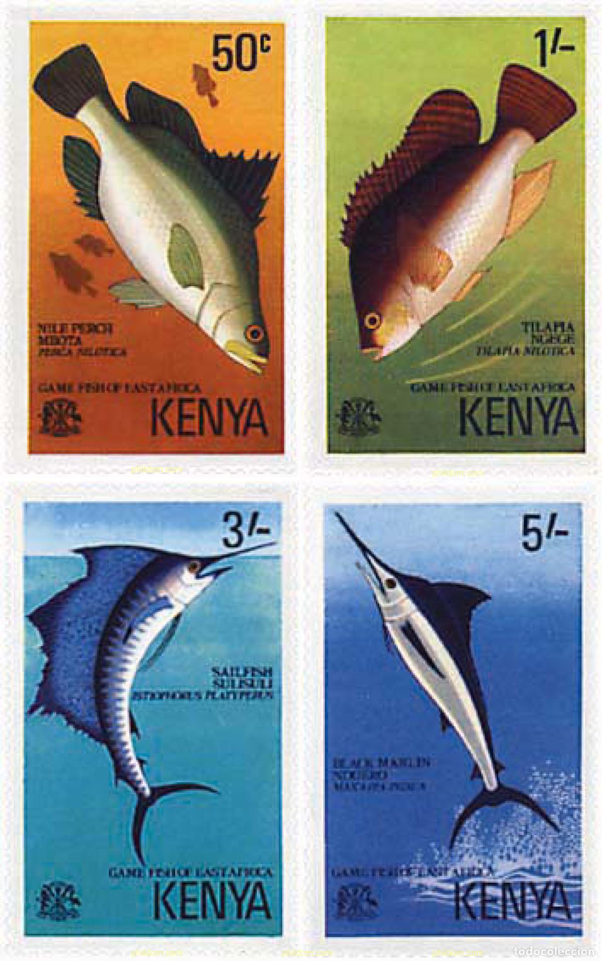 Sellos: 39674 MNH KENIA 1977 PESCA DEPORTIVA