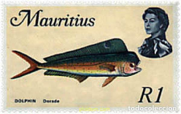 Sellos: 343041 MNH MAURICIO 1969 FAUNA MARINA