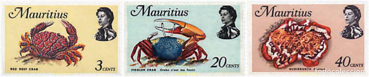 Sellos: 599689 MNH MAURICIO 1969 FAUNA MARINA