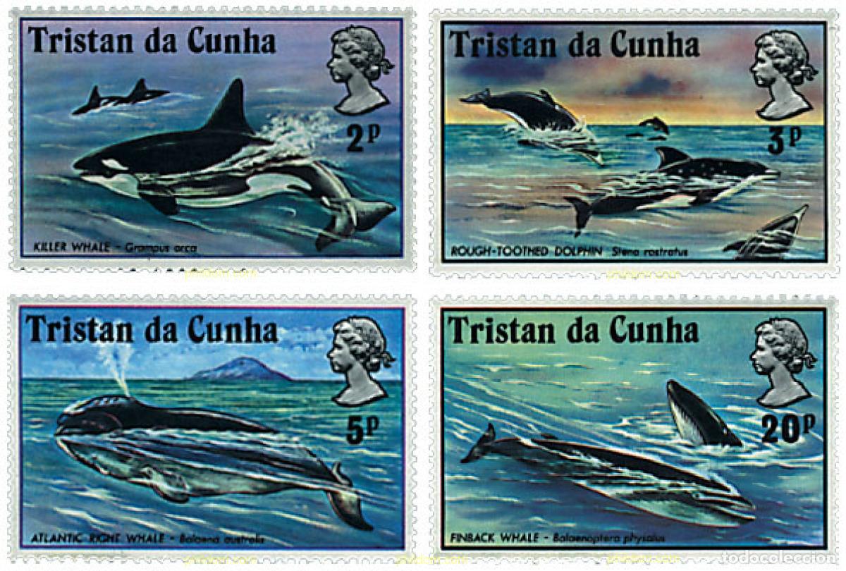 Sellos: 42774 MNH TRISTAN DA CUNHA 1975 BALLENAS