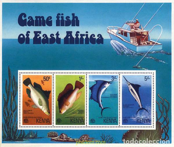 Sellos: 71033 MNH KENIA 1977 PESCA DEPORTIVA