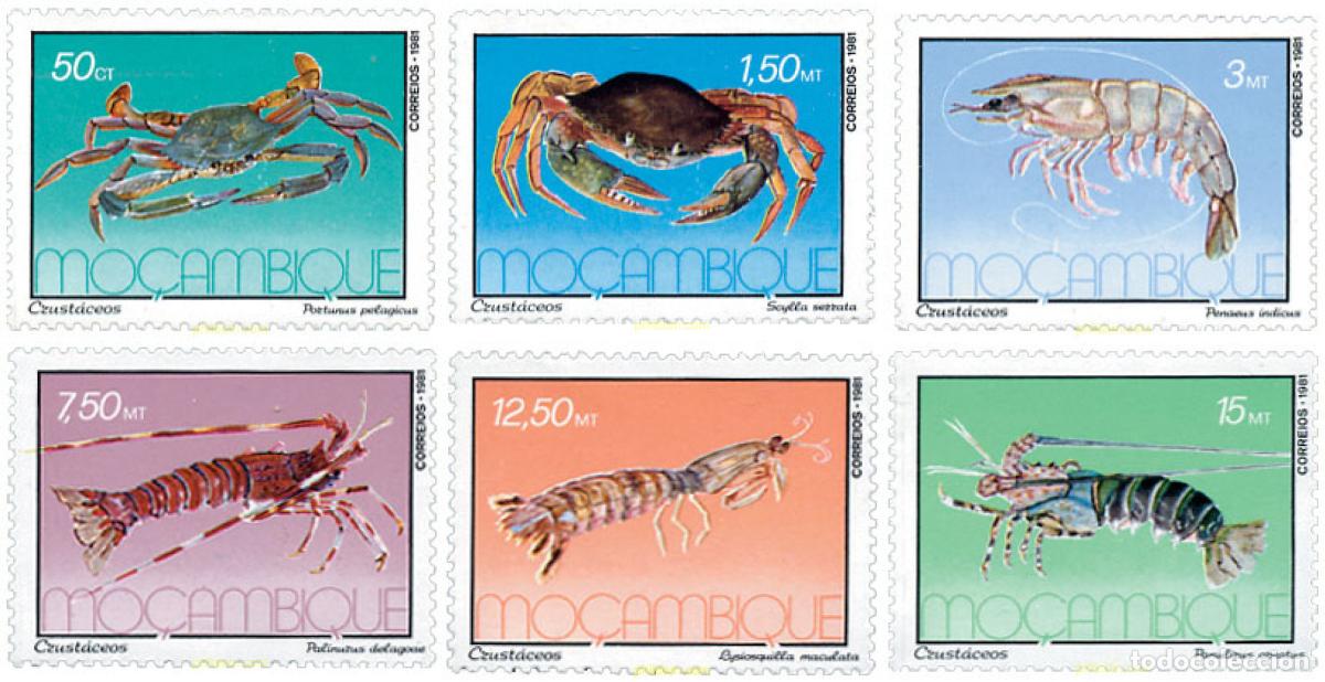 Sellos: 28468 MNH MOZAMBIQUE 1981 CRUSTACEOS