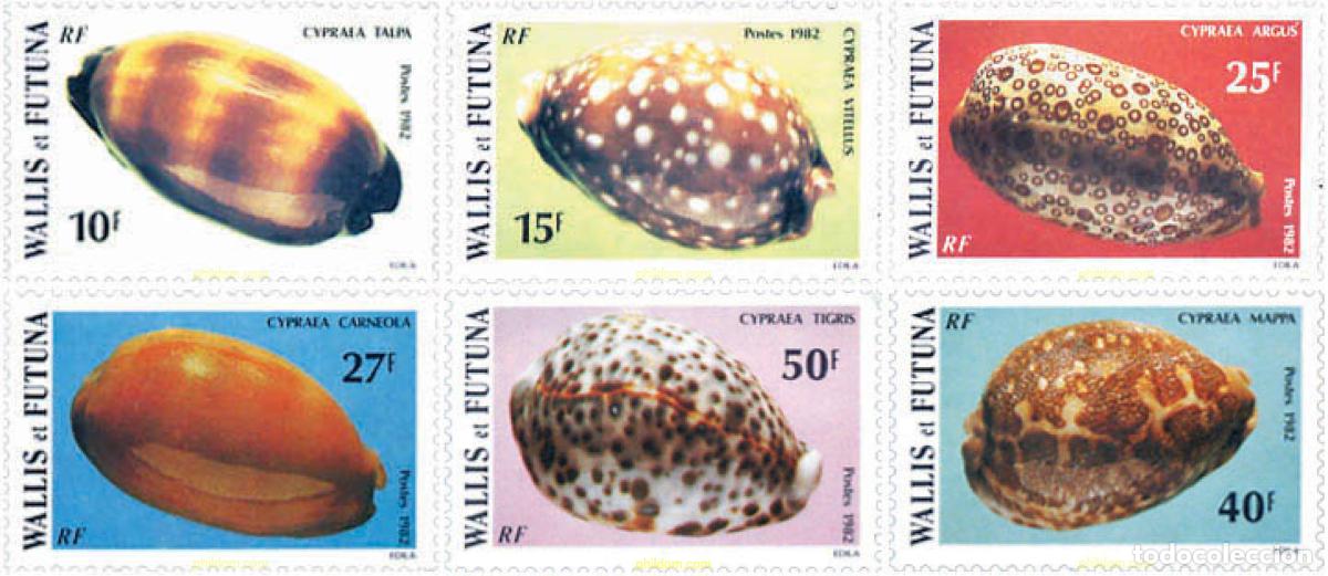 Sellos: 36730 MNH WALLIS Y FUTUNA 1982 CONCHAS