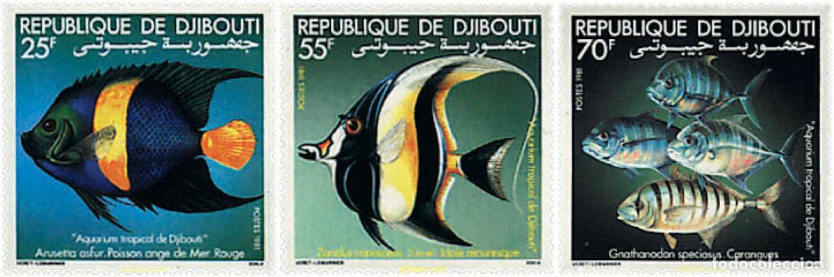 Sellos: 41635 MNH DJIBOUTI 1981 PECES