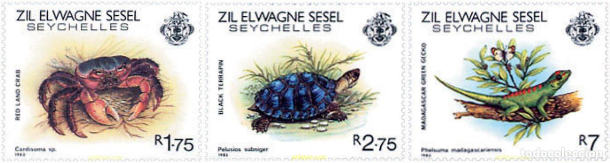 Sellos: 34741 MNH SEYCHELLES. Zil Elwagne Sesel 1983 FAUNA