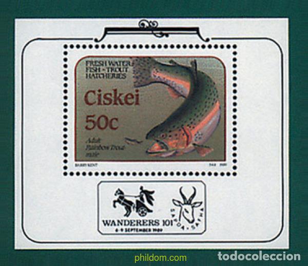 Sellos: 42121 MNH CISKEI 1989 CRIANZA DE LA TRUCHA