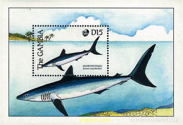 Sellos: 316821 MNH GAMBIA 1989 PECES