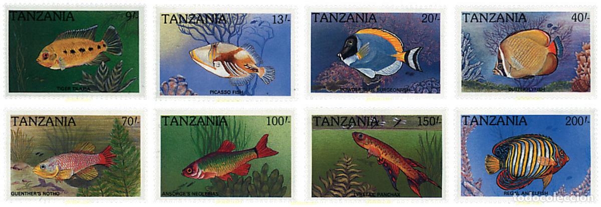 Sellos: 68898 MNH TANZANIA 1989 PECES