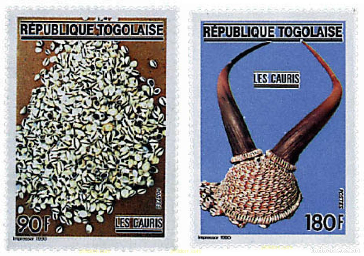 Sellos: 274900 MNH TOGO 1990 CONCHAS