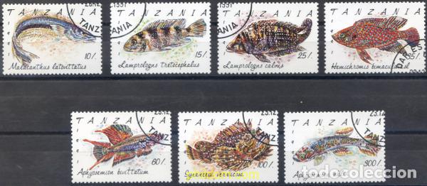 Sellos: 276021 USED TANZANIA 1991 PECES