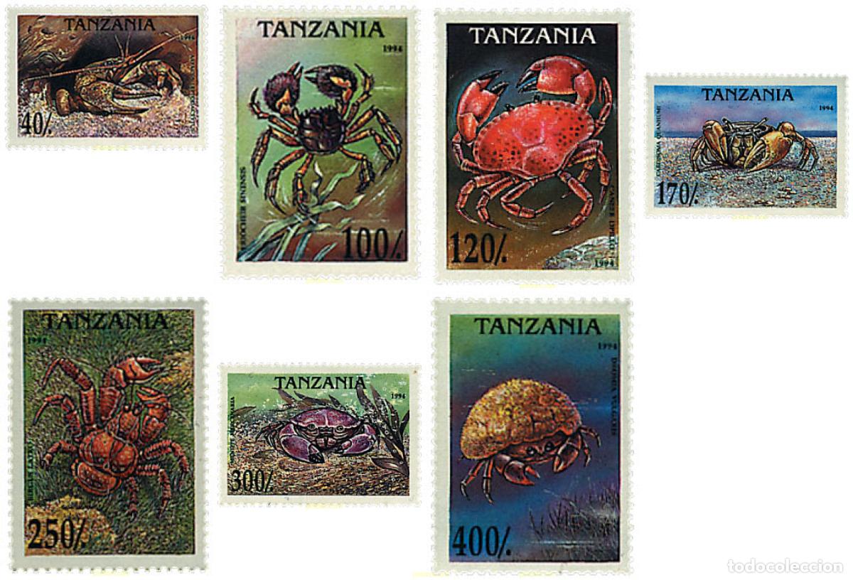 Sellos: 70108 MNH TANZANIA 1994 CRUSTACEOS