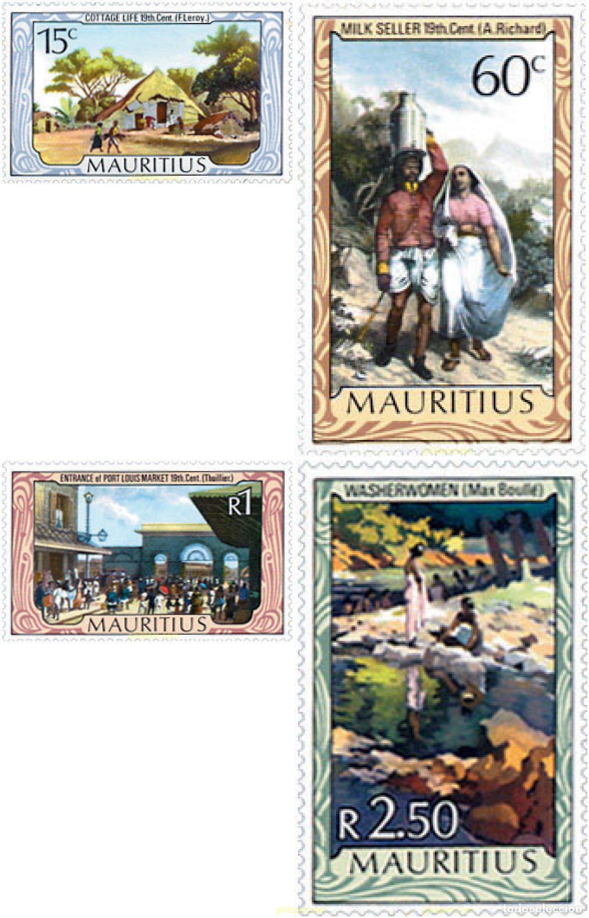 Sellos: 53724 MNH MAURICIO 1975 PINTURA
