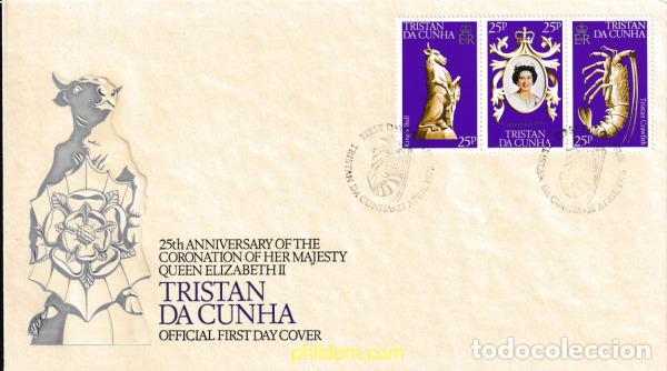 Sellos: 557606 MNH TRISTAN DA CUNHA 1978 ANIVERSARIO DE LA CORONACION DE LA REINA ISABEL II