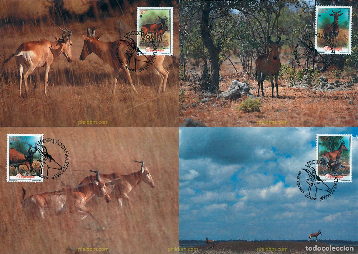 Sellos: 7370 MNH MOZAMBIQUE 1991 HARTEBEEST DE LICHTENSTEIN