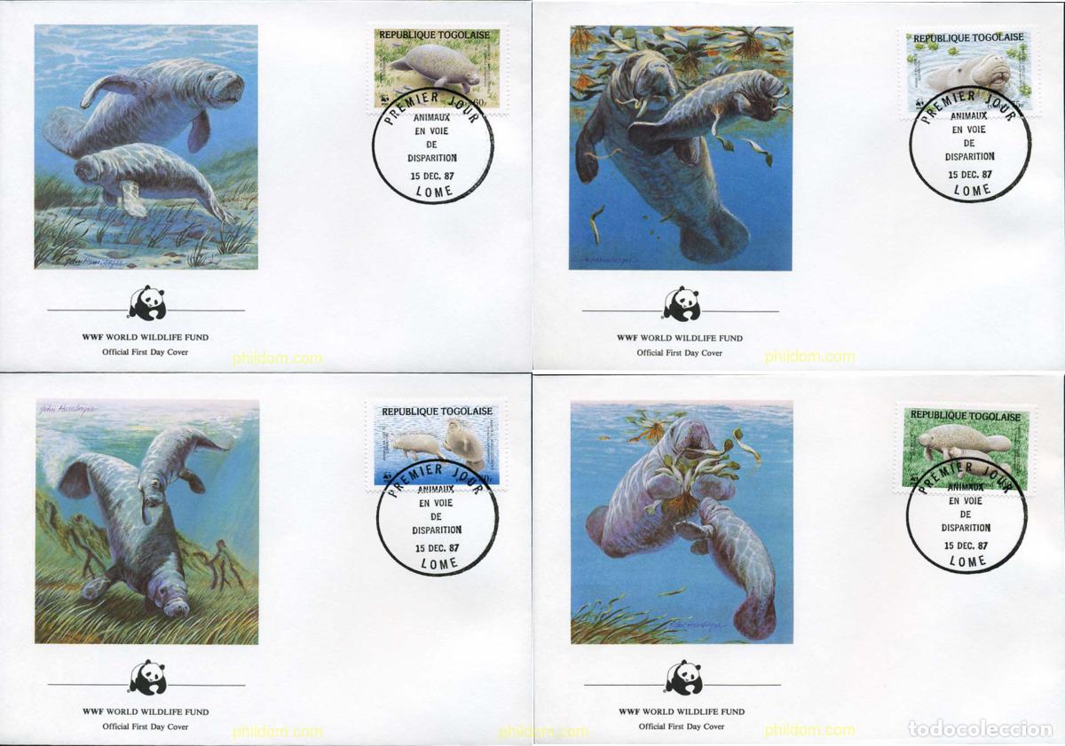 Sellos: 23115 MNH TOGO 1987 MANATI DEL OESTE AFRICAN0