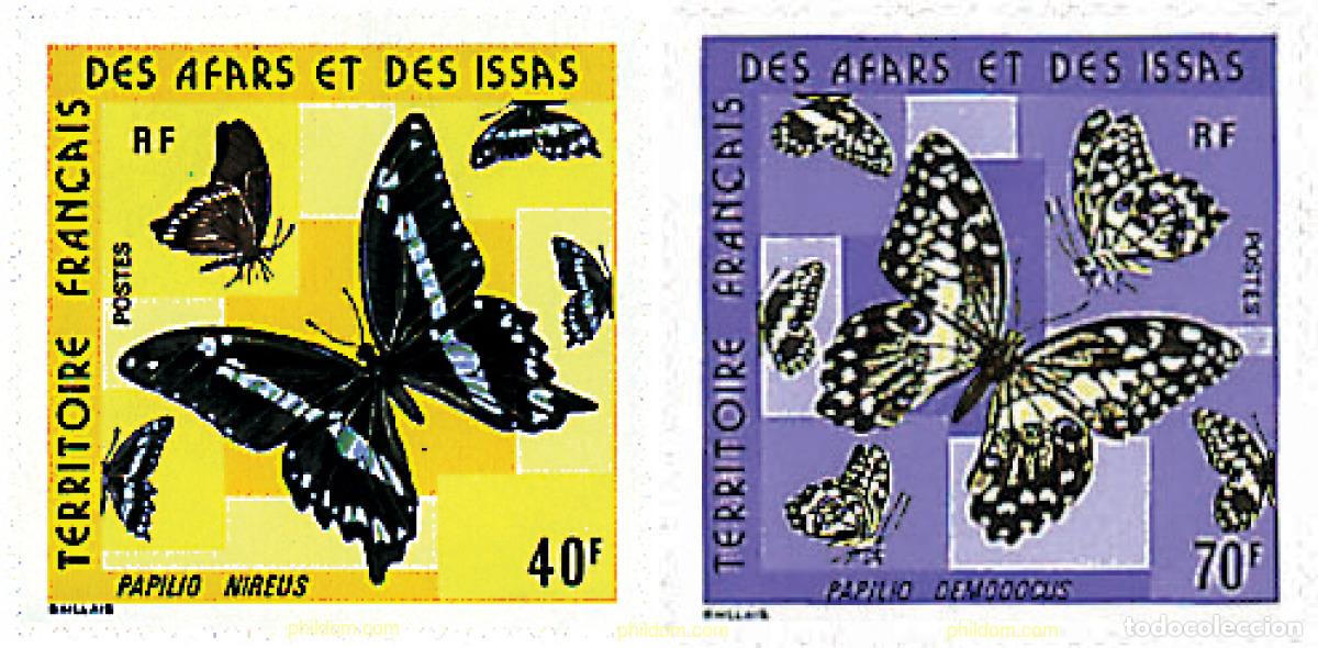 Sellos: 679216 MNH AFARS E ISSAS 1975 MARIPOSAS