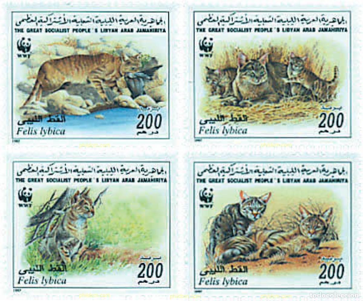 Sellos: 74965 MNH LIBIA 1997 GATO SALVAJE AFRICANO