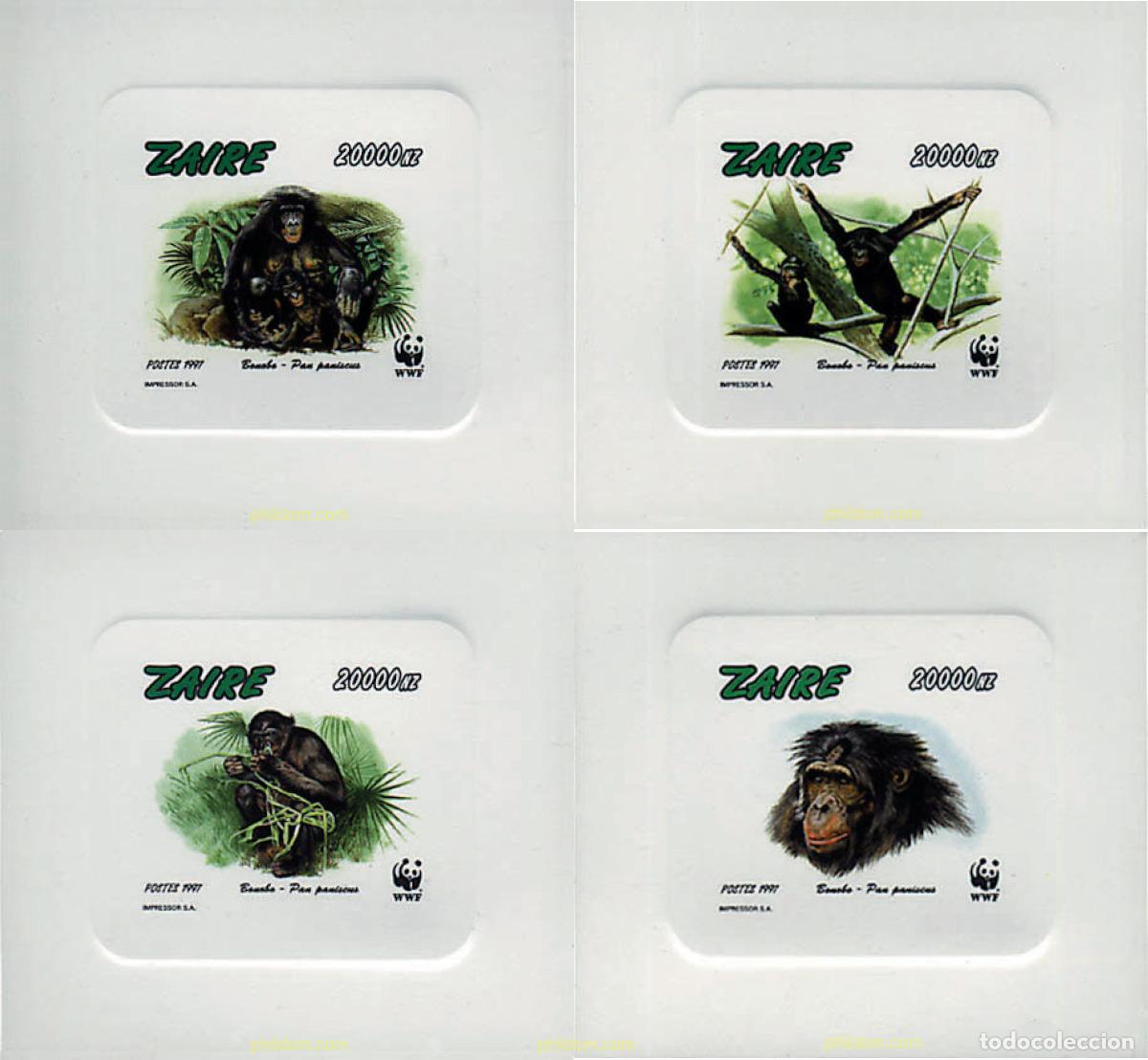 Sellos: 22114 MNH ZAIRE 1997 BONOBO