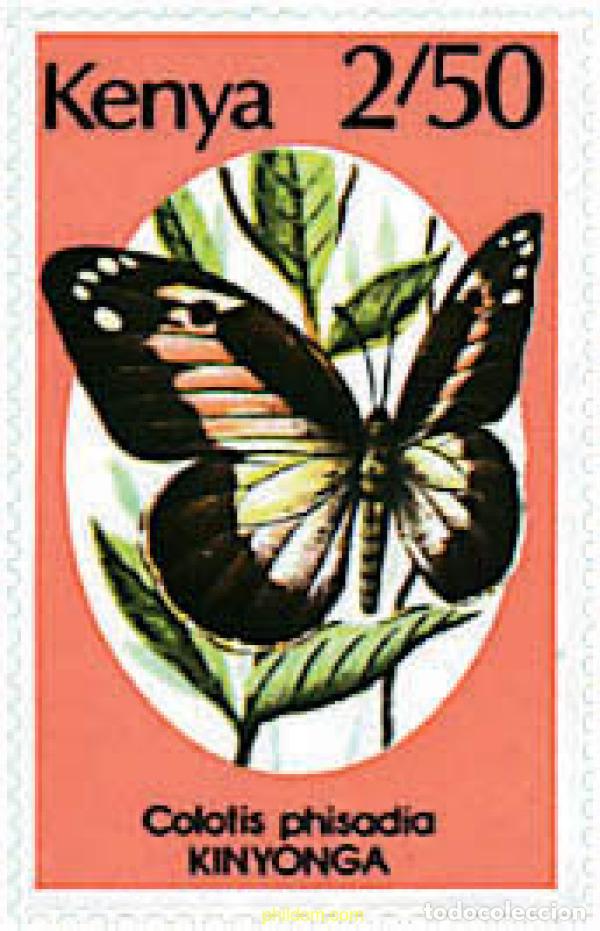 Sellos: 232421 MNH KENIA 1988 MARIPOSAS