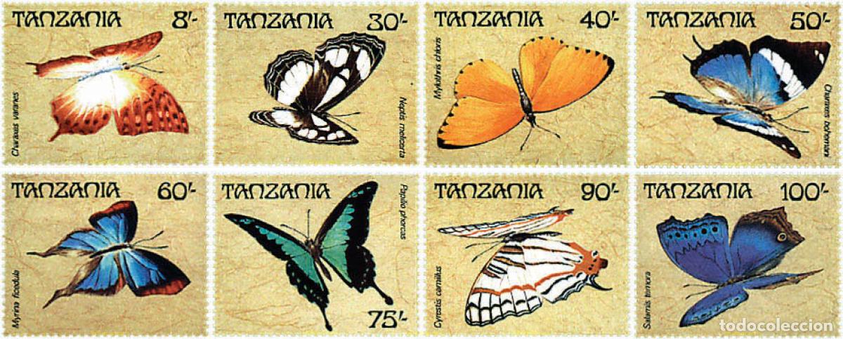 Sellos: 77810 MNH TANZANIA 1988 MARIPOSAS